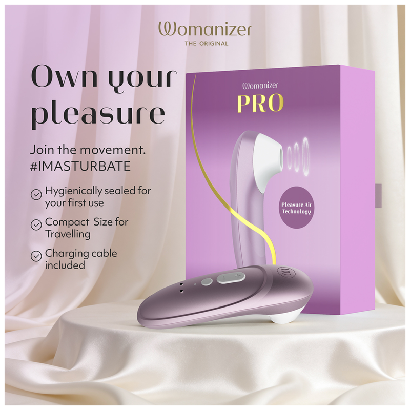 Womanizer Pro Stimulateur Clitoridien à Succion 11 Niveaux