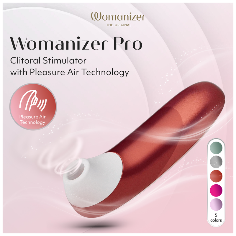 Womanizer Pro Stimulateur Clitoridien à Succion 11 Niveaux Intensité