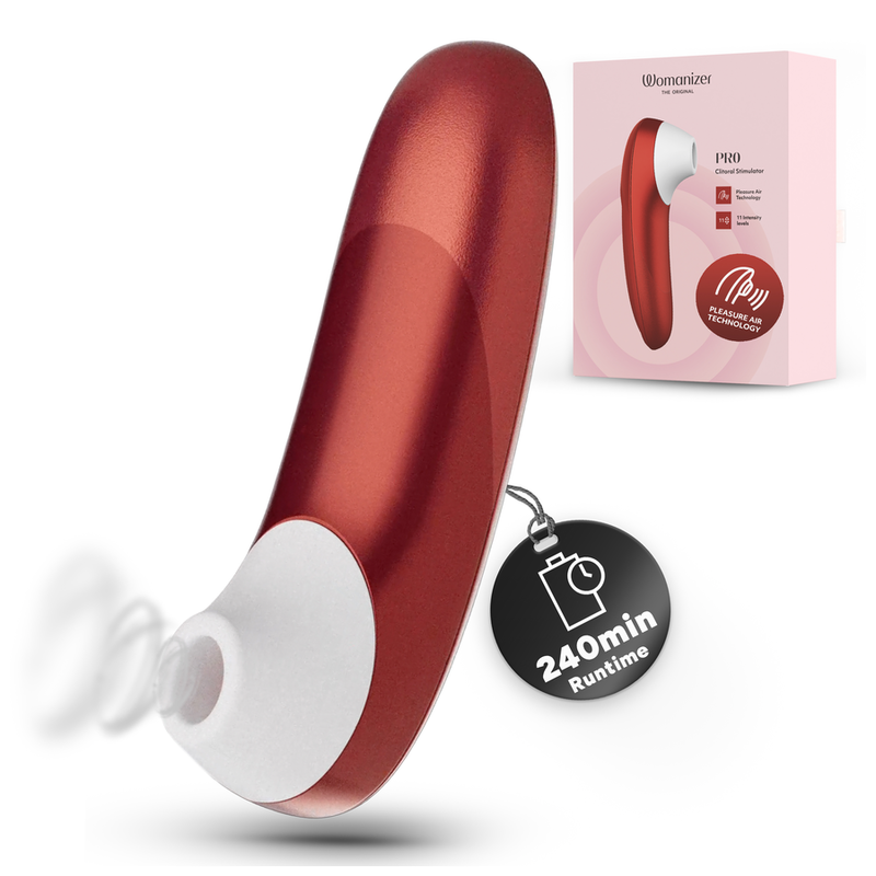 Womanizer Pro Stimulateur Clitoridien à Succion 11 Niveaux Intensité