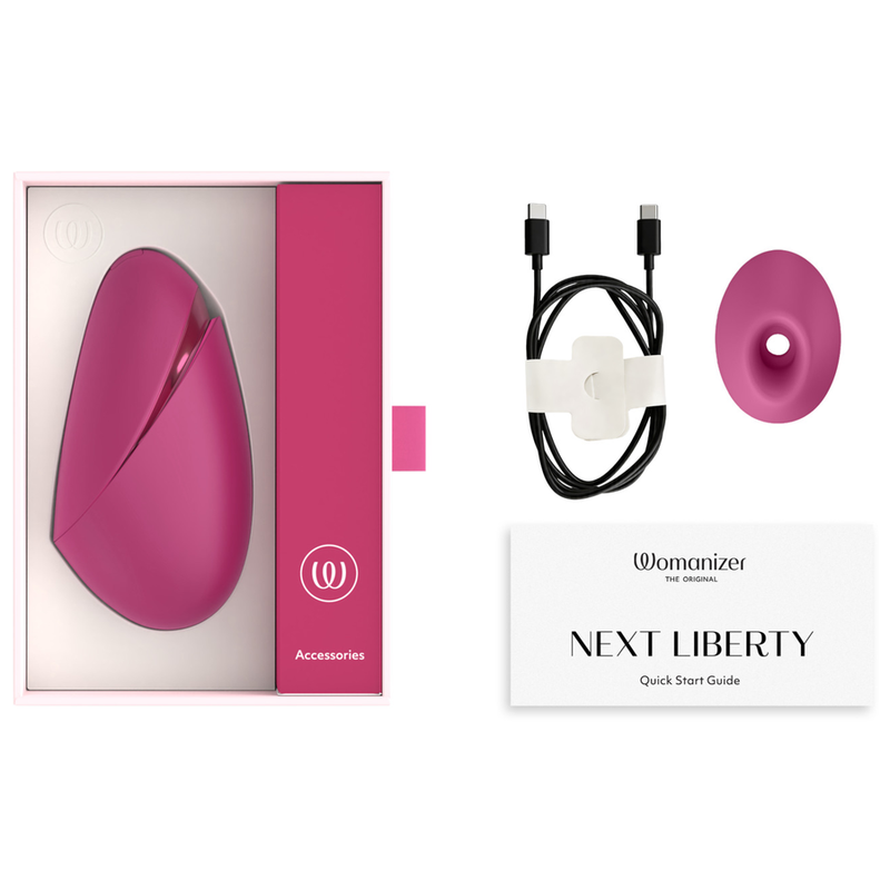 Womanizer Next Liberty Stimulateur Clitoridien Rose Air Pulsé 3D