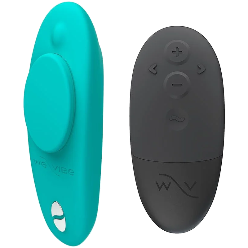 We-Vibe Moxie+ Vibromasseur Couple Télécommandé Clip Magnétique Aqua