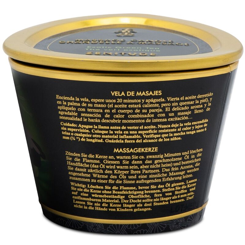 SHUNGA Massage Candle Huile de Massage Chaude Fleur de Cerisier 170 ml