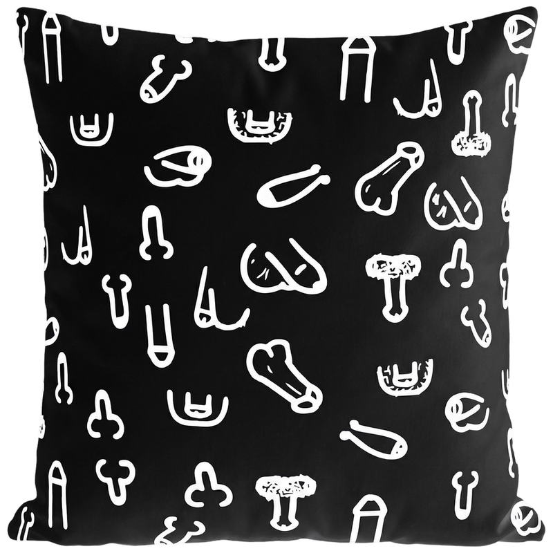 Coussin Décoratif Humour Adulte Necro Pénis 30x30 - Diablo Picante