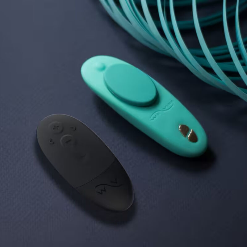 We-Vibe Moxie+ Vibromasseur Couple Télécommandé Clip Magnétique Aqua