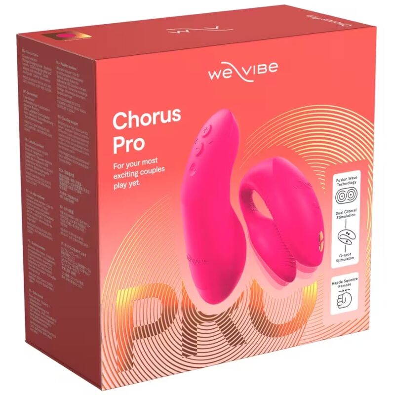 WE-VIBE - VIBRATEUR CHORUS PRO PREMIUM POUR COUPLES ROSE ÉLECTRIQUE