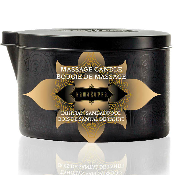 Kamasutra - Bougie de massage Bois de Santal Vanille - 170 gr