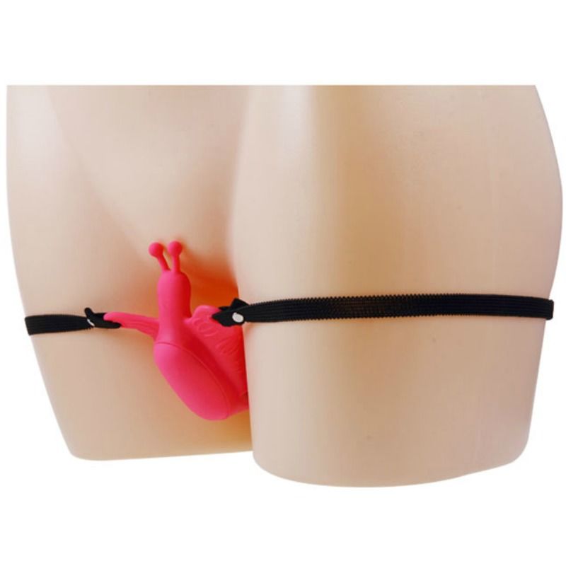 Baile - Harnais Vibrant en Forme de Papillon avec Mini Gode pour Femme