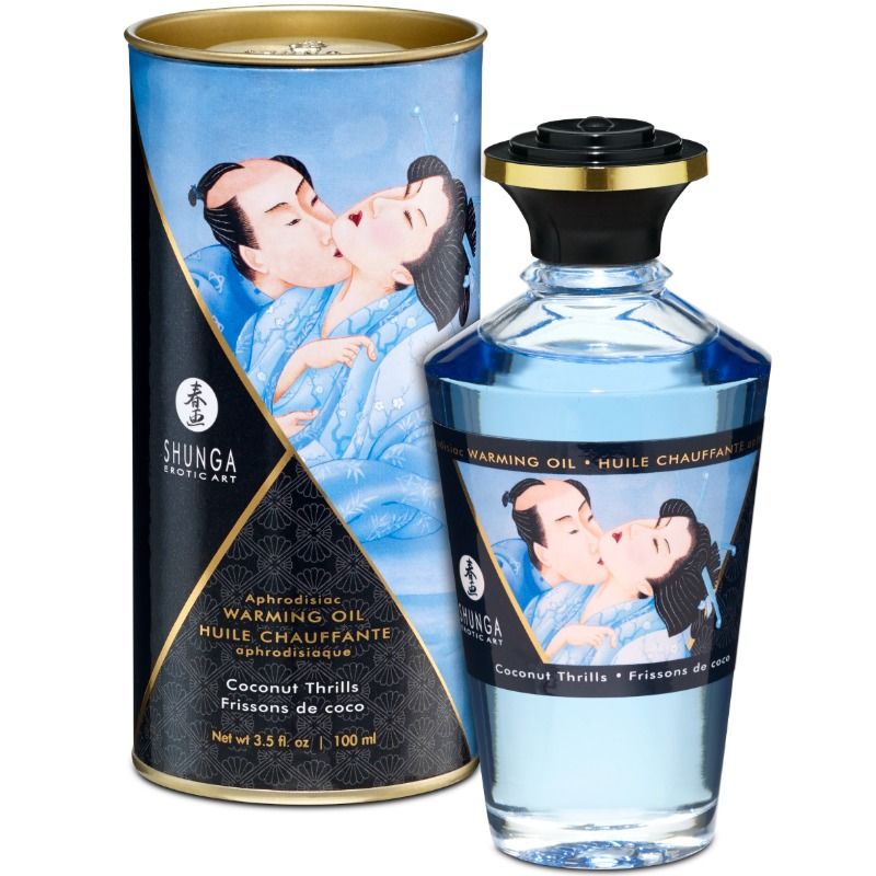 Shunga - Huile Chauffante Aphrodisiaque Noix de Coco - 100 ml
