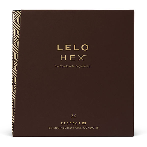 Lelo - Préservatifs HEX Grande Taille XL - Boîte de 36