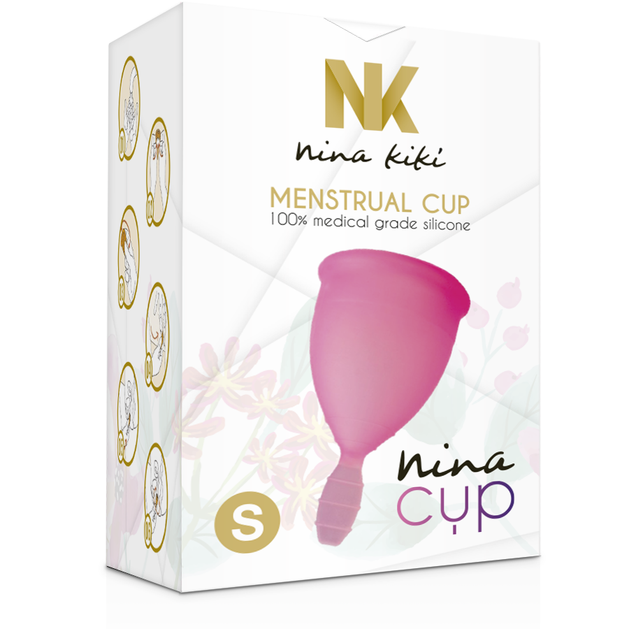 Nina kikí Coupe menstruelle rose Taille S