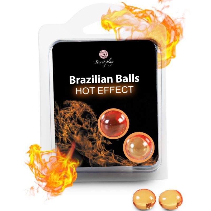 Secret Play - Boules de Massage Effet Chauffant Brazilian Balls x2