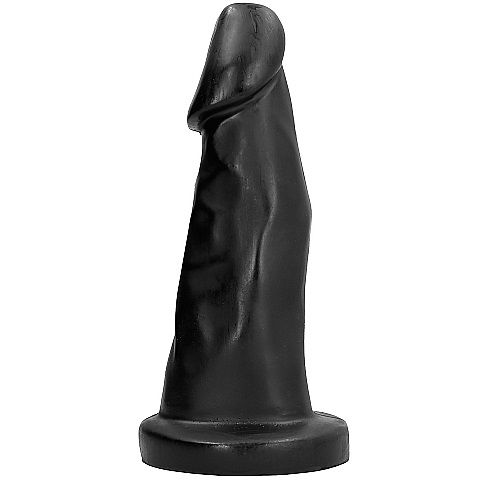All Black – Gode fisting en forme de pénis avec courbures - 27 cm