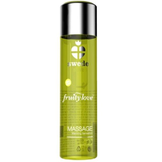 Huile Massage Fruity Love Réchauffante Vanille Poire - Swede - SWEDE