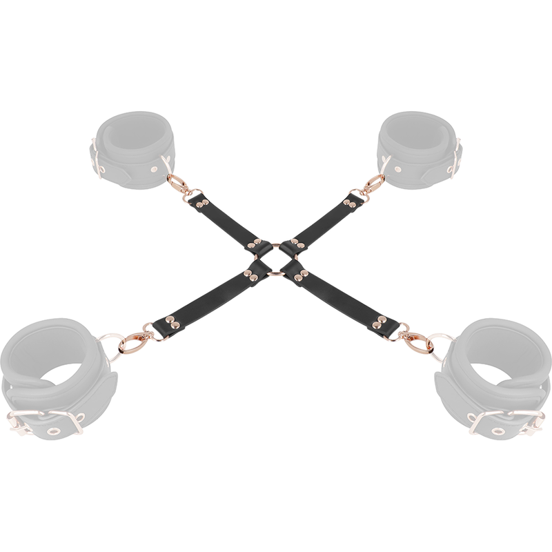 Connecteur Hogtie en X Coquette Chic Desire Noir - Fantasy