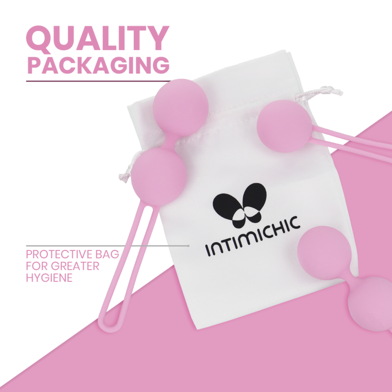 Intimichic – Kit 3 Boules de Geisha Progressives pour le Plancher Pelvien Pelvis Health II