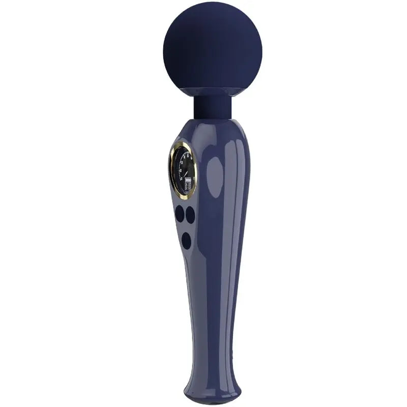 Stimulateur Wand Skyler 10 Modes de Vibration Bleu - Pretty Love - PRETTY LOVE LED