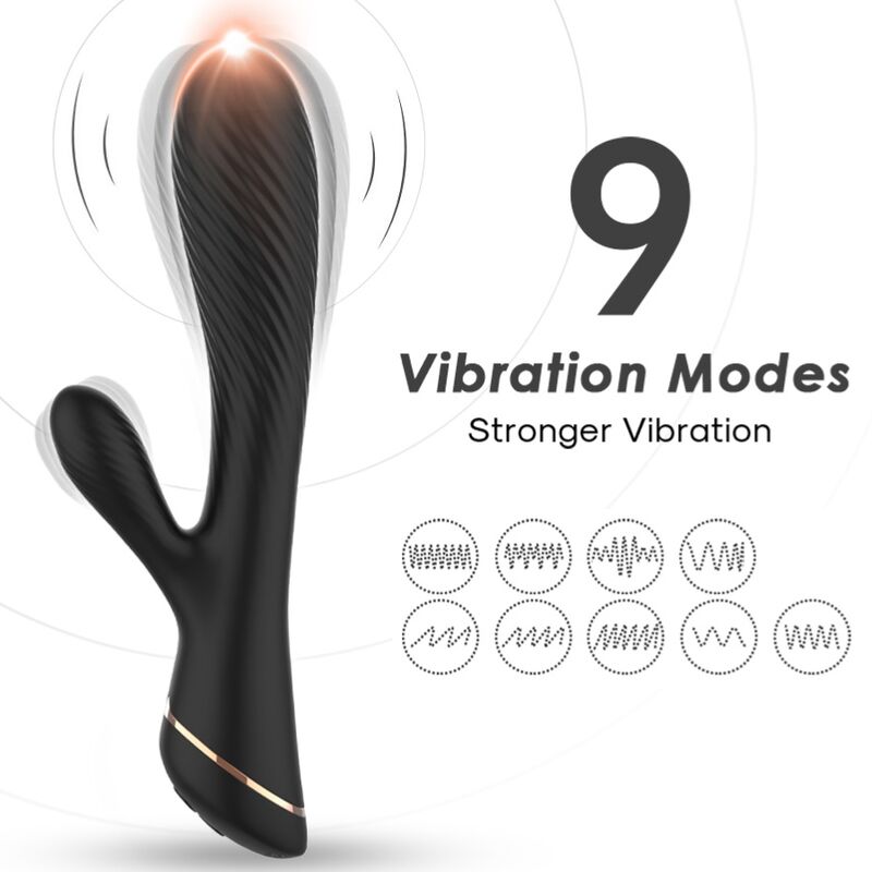 Vibromasseur Lapin Armony Noir - Armony