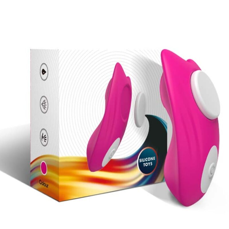 Culotte Vibrante Papillon Portable Télécommandée Rose - Armony