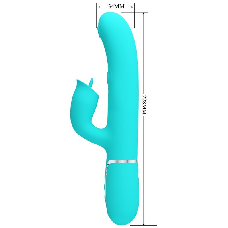 Pretty Love – Vibromasseur Rabbit Gigi Vert Aqua