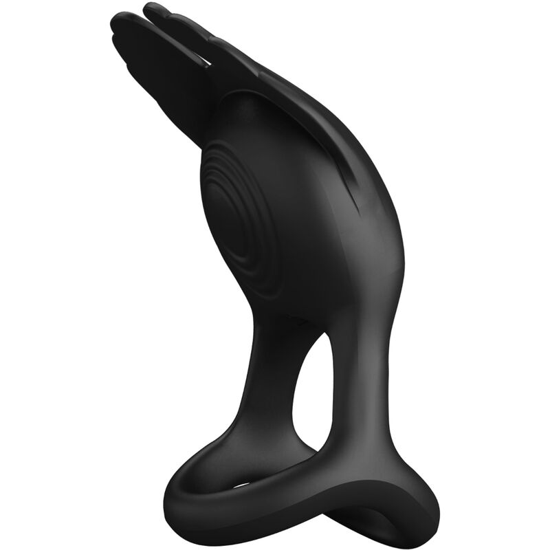 Anneau Pénien Vibrant Pretty Love Silas Noir - Pretty Love - PRETTY LOVE MALE