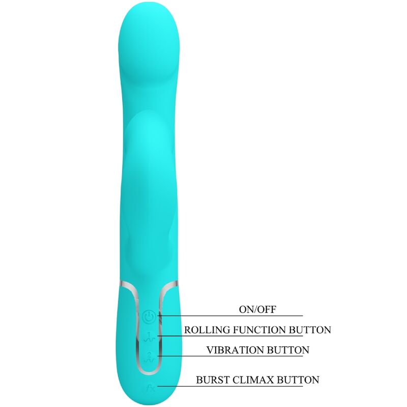 Pretty Love – Vibromasseur Rabbit Coale Multifonction 4 en 1 Violetdre