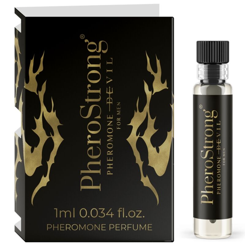 PheroStrong - Parfum Phéromone Homme Devil - 1 ml