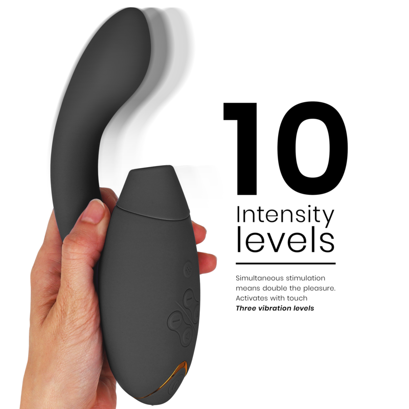 Womanizer - Duo 2 Double Stimulation du Clitoris | Noir