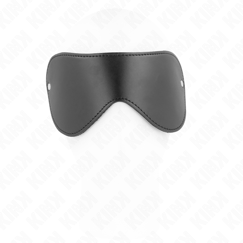 Kink - Masque bondage en Simili-cuir - Noir