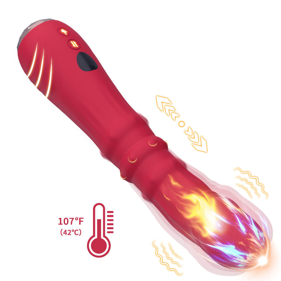Gode Vibrant Armony Point A Thermo-Réglable Rouge - Armony