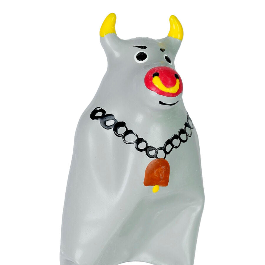 Préservatif Fantaisie Peint Main Taureau Gris XL - Condomerie - CONDOMERIE