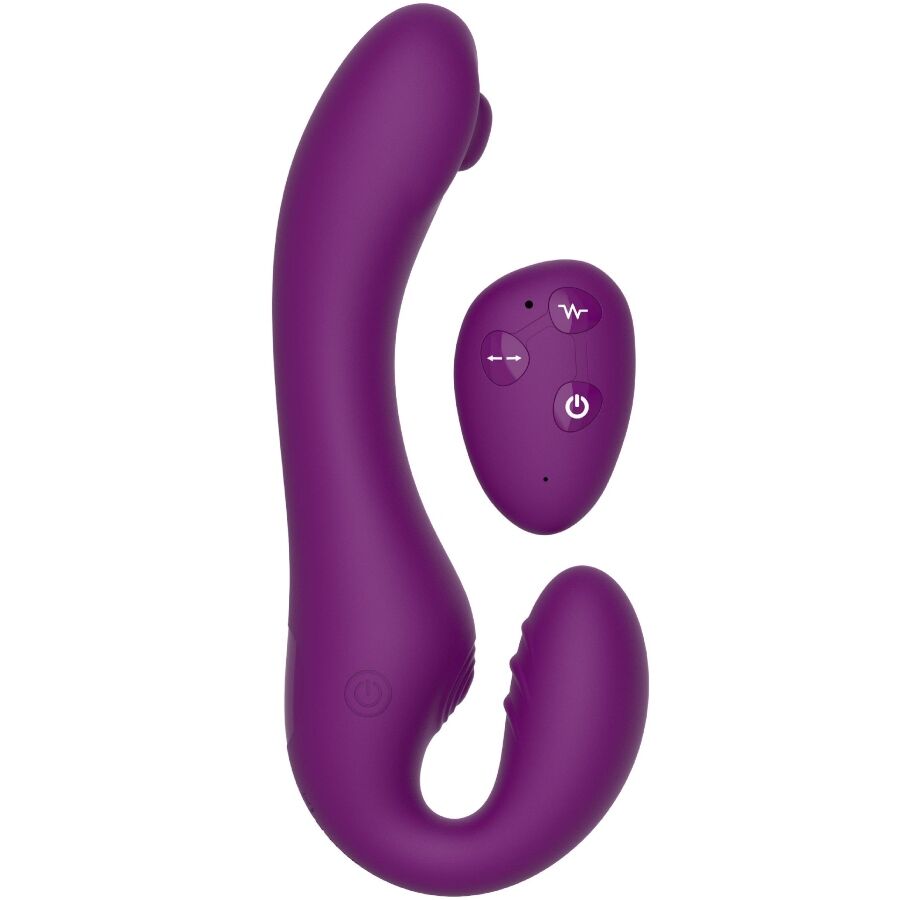 Vibrateur Strapless 2 en 1 Xocoon Télécommandé Violet - Xocoon