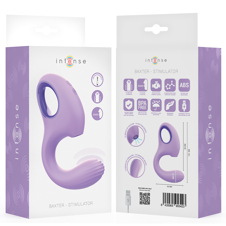 Stimulateur Clitoridien Baxter Violet - Intense