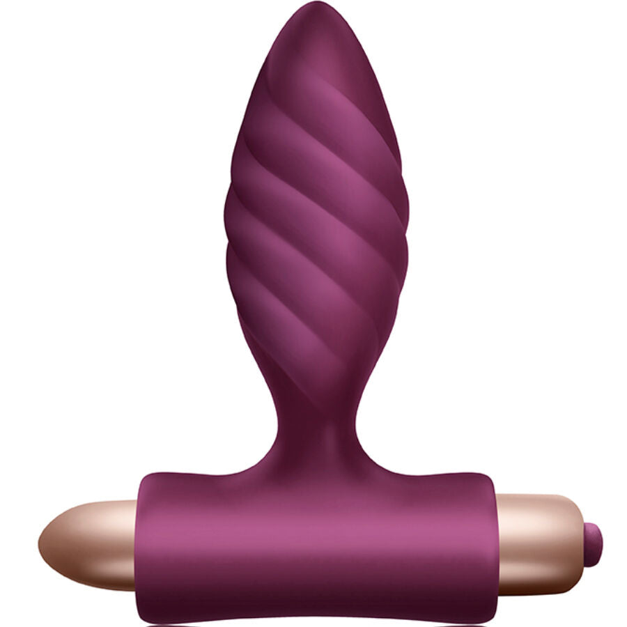 Climaximum - Plug Anal Vibrant Torsadé pour débutant  - Violet
