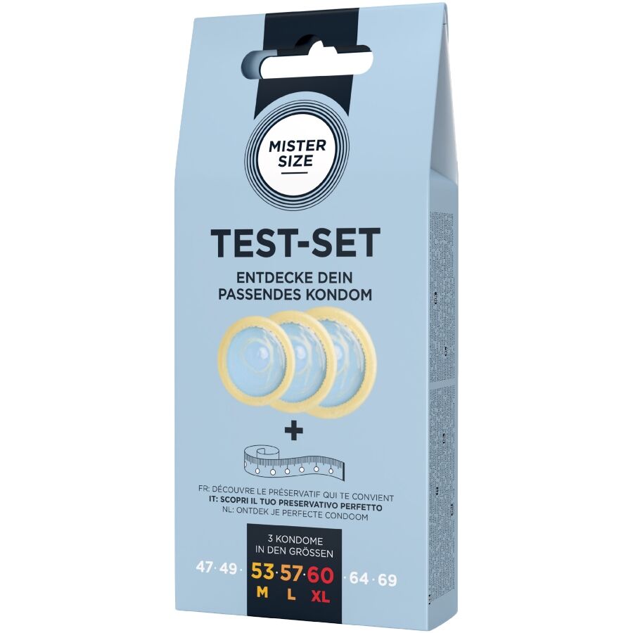 Kit test préservatifs 3 tailles + mètre - Mister Size - MISTER SIZE