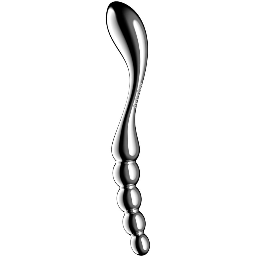 Godemiché Double Star Force 1 Acier Inoxydable - Satisfyer