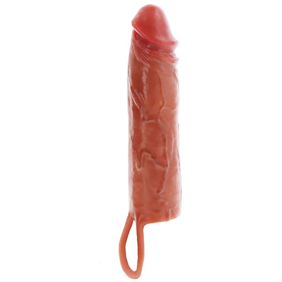 Gaine Pénis Get Real Hydrated Skin Caramel 20cm - ToyJoy