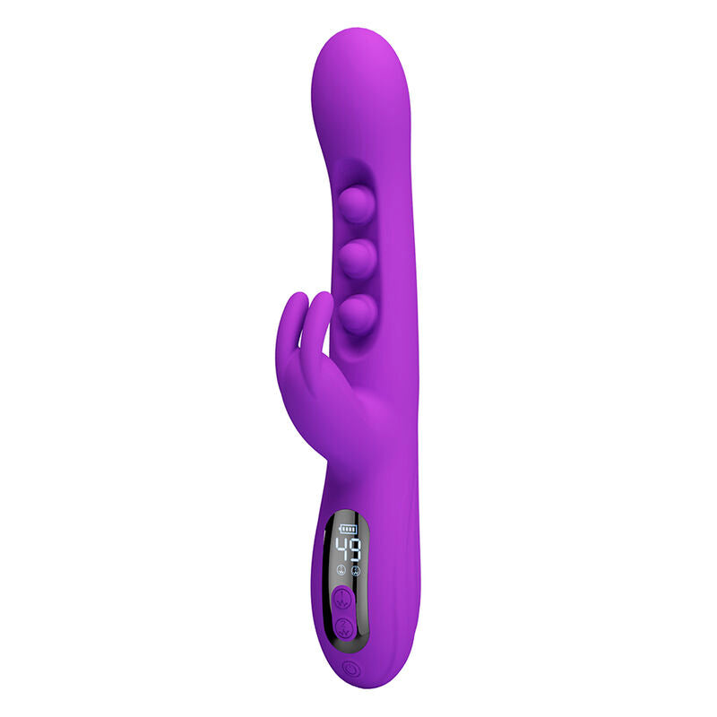 Vibromasseur Lapin Sabien Double Stimulation avec LED - Pretty Love