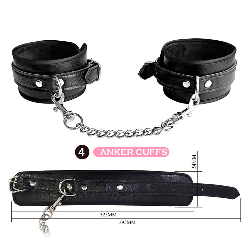 Kit BDSM 8 Pièces Complet Noir - Pretty Love