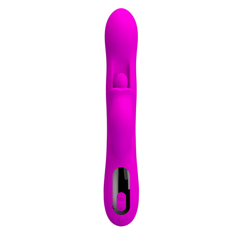 Vibromasseur Lapin Oscillant Yalanda avec Écran LED Violet - Pretty Love