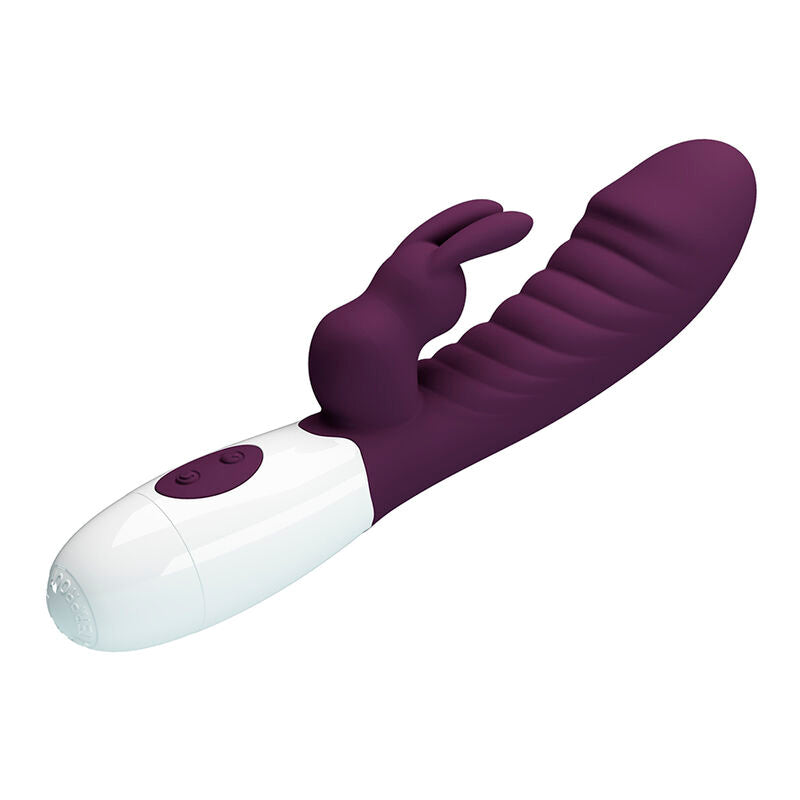 Vibromasseur Lapin Naughty Bunny 30 Fonctions Violet - Pretty Love
