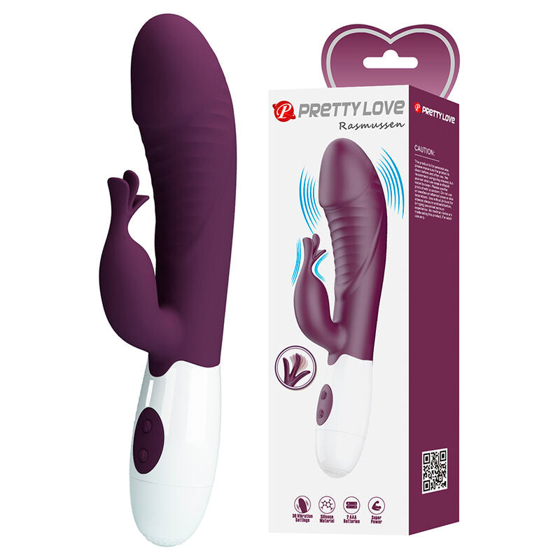 Vibromasseur Lapin Rogue Muse 30 Fonctions Violet - Pretty Love
