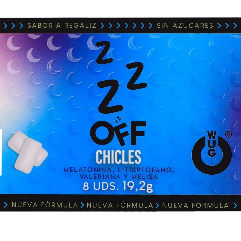 Chewing-gum Relaxant Sommeil Valériane et Mélatonine - Wug