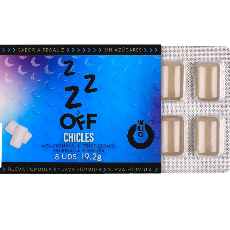 Chewing-gum Relaxant Sommeil Valériane et Mélatonine - Wug