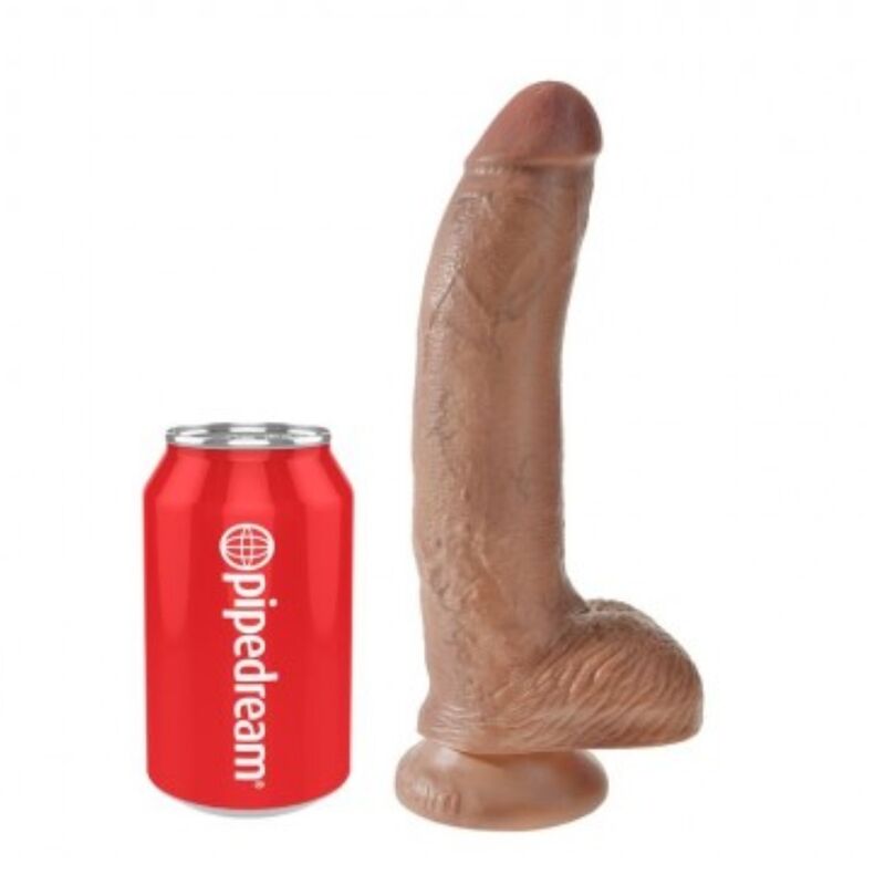 Gode Réaliste avec Testicules 22,8 cm - King Cock