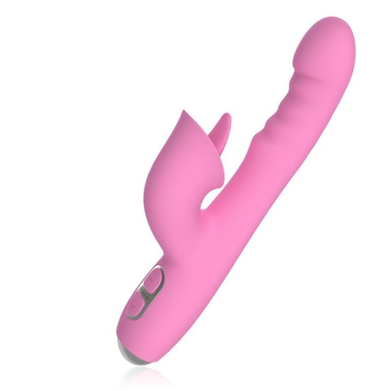 Vibromasseur Lapin Magic Stick Rechargeable Rose - Nalone