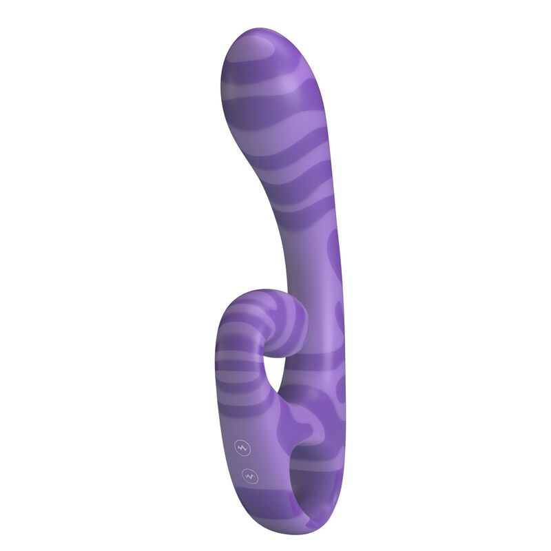 Vibromasseur Double Embout Summer avec Poignée Violet - Pretty Love