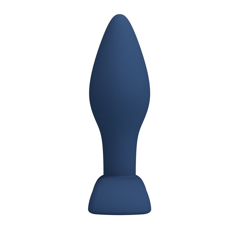 Plug Anal Conique Silicone Bleu Taille S - MR PLAY