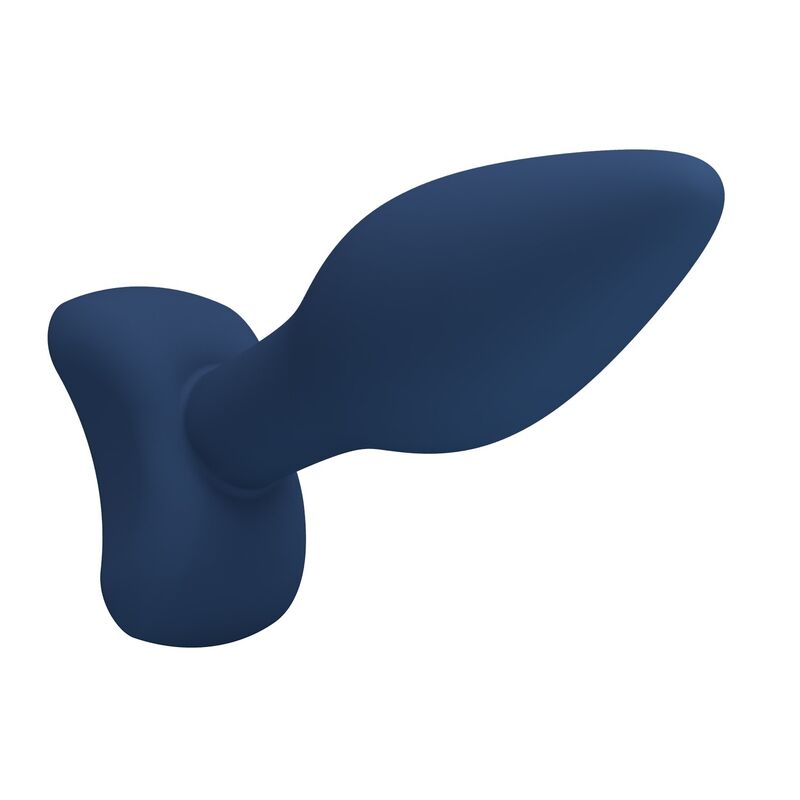Plug Anal Conique Silicone Bleu Taille S - MR PLAY