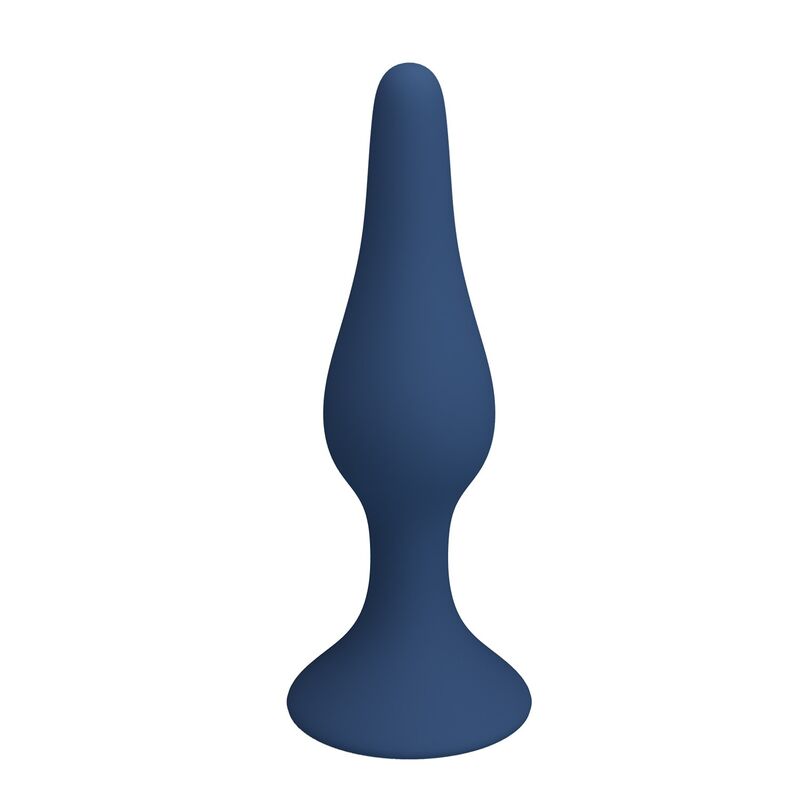 Plug Anal Conique Silicone Bleu XL - MR PLAY