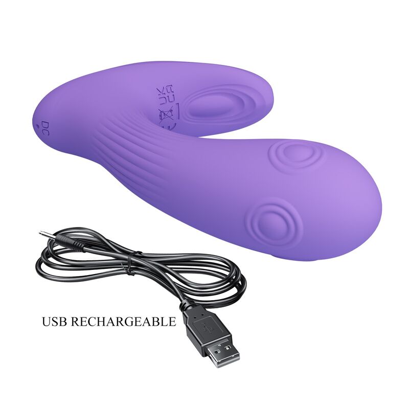 Vibromasseur Double Stimulation Andromeda Violet - Pretty Love